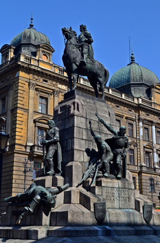Grunwald Monument in Matejki Square